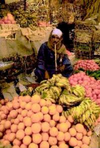 Daltonized image of market stall